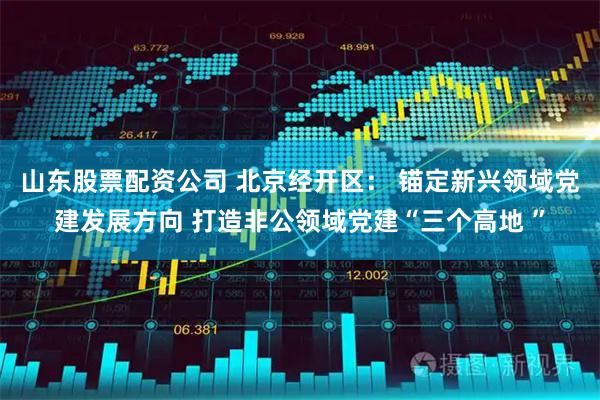 山东股票配资公司 北京经开区： 锚定新兴领域党建发展方向 打造非公领域党建“三个高地 ”